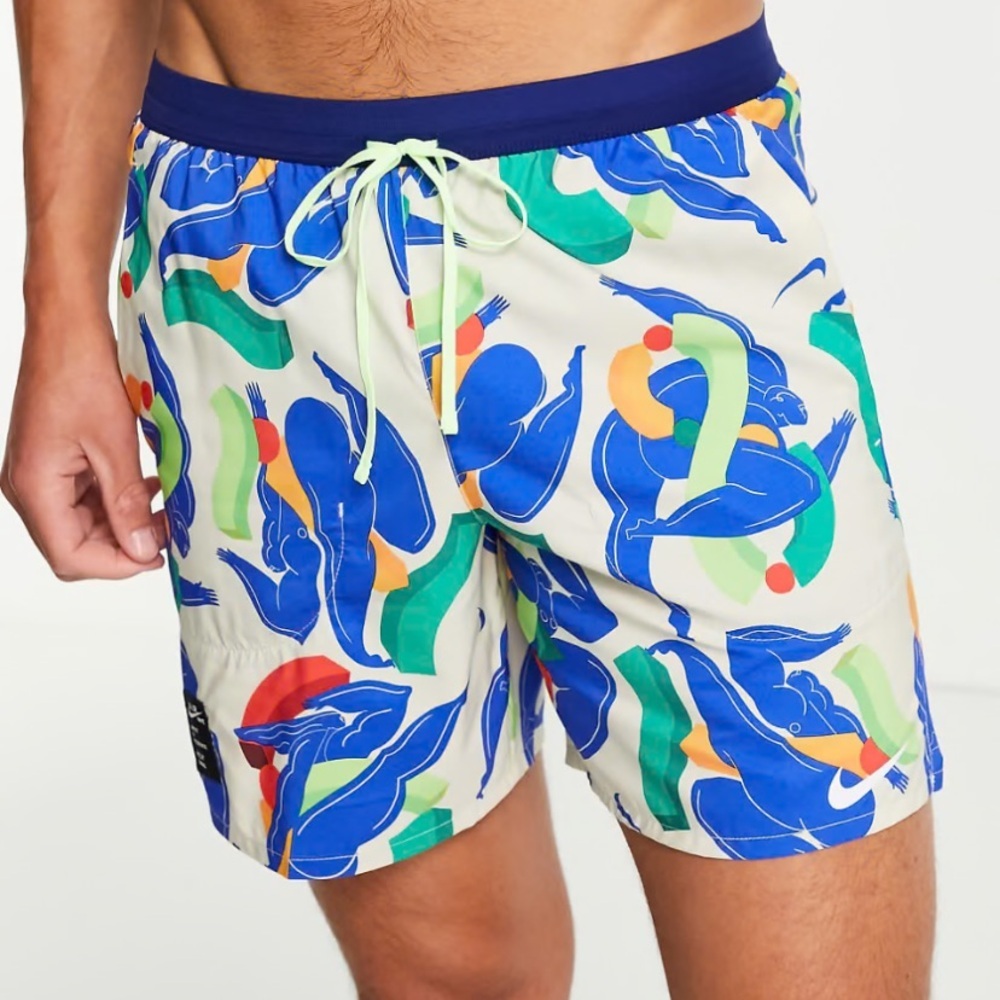 Nike x Kelly Anna London Crossover Drawstring Sports Shorts Multicolor Large